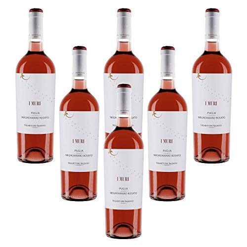 I Muri Negroamaro Rosato Puglia IGP Vigneti Del Salento (6 flaschen 75 cl.) von Vigneti del Salento