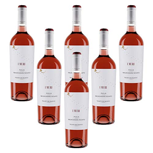 I Muri Negroamaro Rosato Puglia IGP Vigneti Del Salento (6 flaschen 75 cl.) von Vigneti del Salento