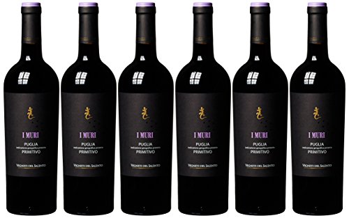 Vigneti Del Salento I Muri, Puglia IGP, Apulien Primitivo Trocken (6 x 0.75 l) von Vigneti Del Salento