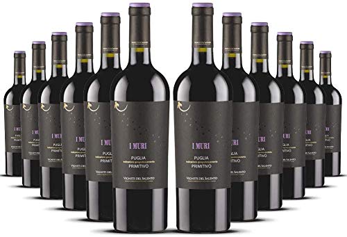 Vigneti del Salento I Muri Primitivo Puglia IGP trocken (12 x 0.75 l) von Vigneti del Salento