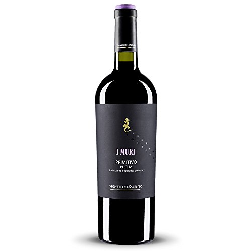 Vigneti del Salento I Muri Primitivo Puglia trocken 2023 (1 x 0.75L Flasche) von Vigneti del Salento