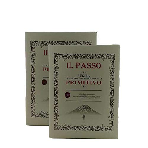 Rotwein Italien Primitivo Il Passo Puglia Bag in Box trocken (2x5,0L) von Vigneto del Salanto Farnese
