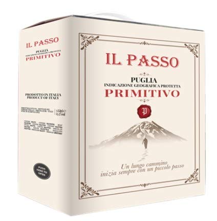 Rotwein Il Passo Puglia Primitivo 5,0 Liter von GREAT BRITISH TRADING LIMITED