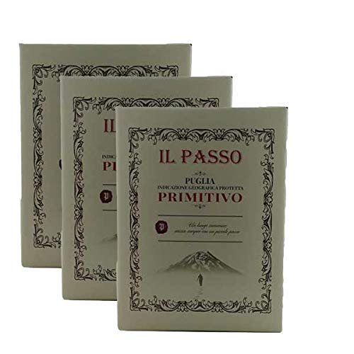 Rotwein Italien Primitivo Il Passo Puglia Bag in Box trocken (3x5,0L) von Vigneto del Salanto Farnese