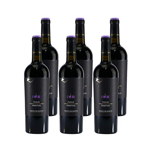 I Muri Primitivo Puglia IGP Roter Landwein (6x 0,75L) von Vignetti Del Salento