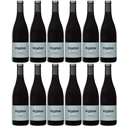 Vignobles Brunier Mégaphone Rotwein Wein trocken Frankreich I Visando Paket (12 Flaschen) von Vignobles Brunier