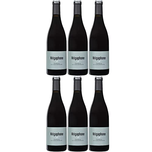 Vignobles Brunier Mégaphone Rotwein Wein trocken Frankreich I Visando Paket (6 Flaschen) von Vignobles Brunier