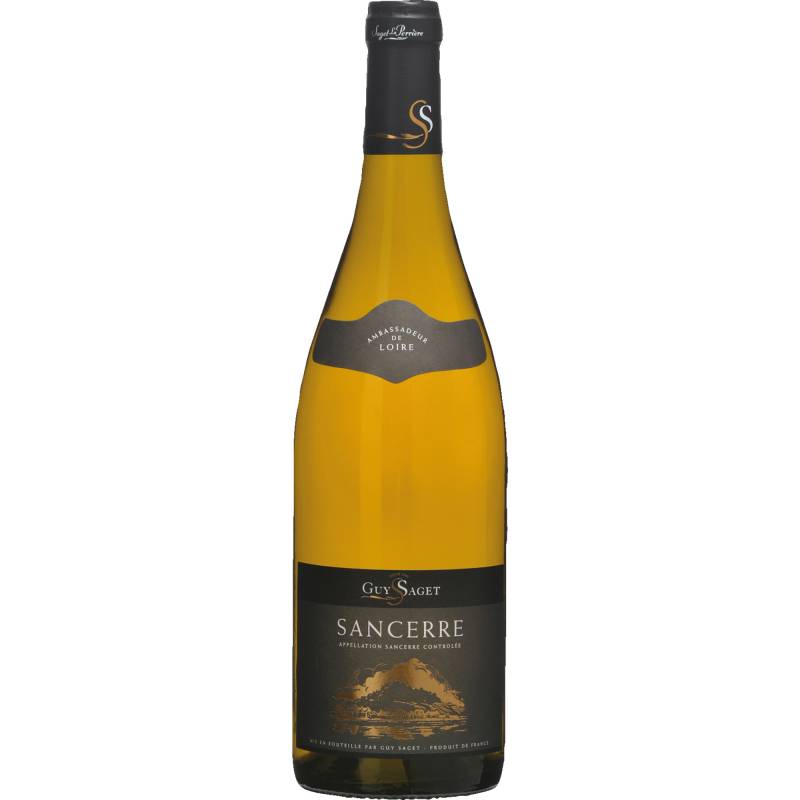 Guy Saget Sancerre Blanc Sauvignon Blanc, Sancerre AOP, Loire, 2022, Weißwein von Vignobles Guy Saget,58150,Pouilly sur Loire,Frankreich
