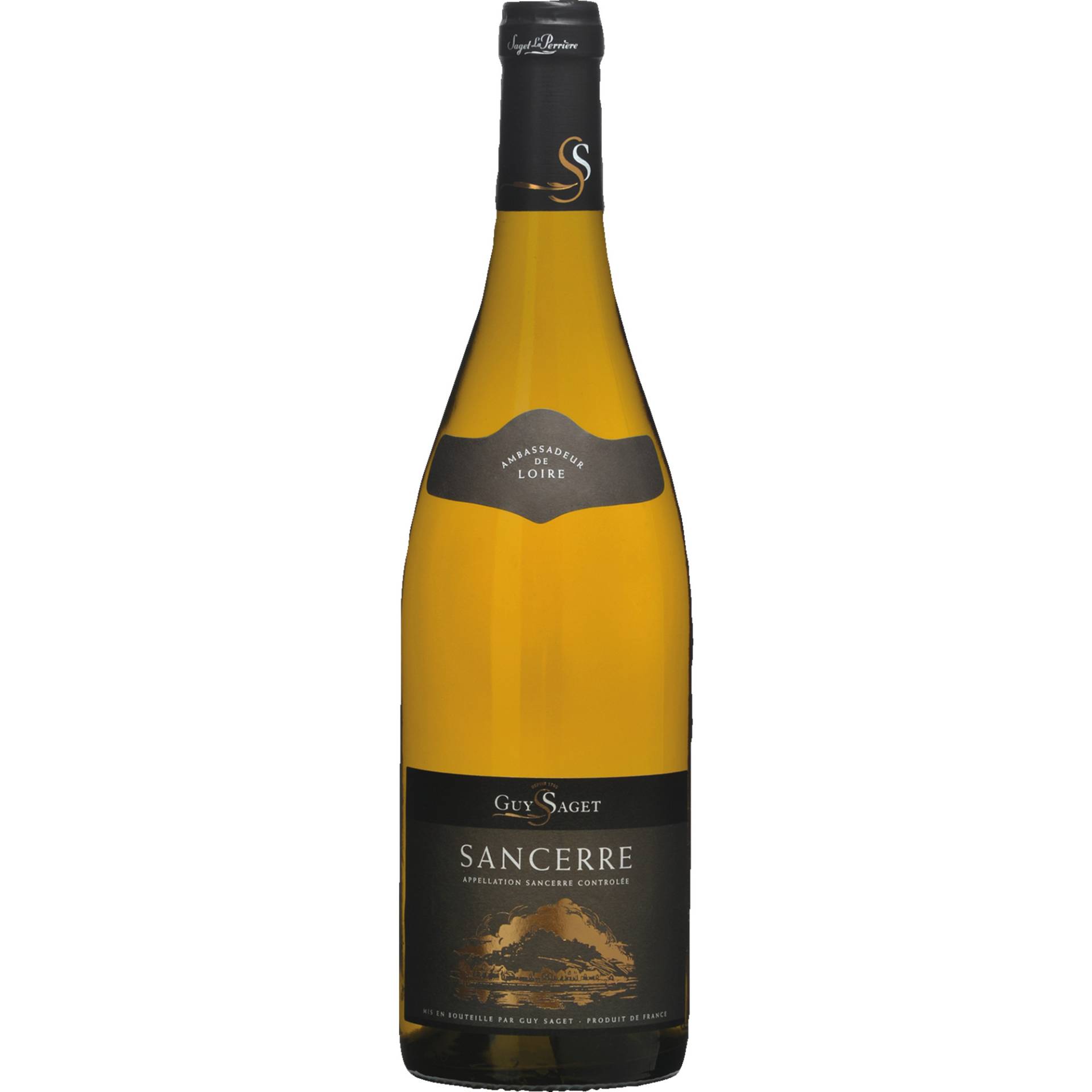 Guy Saget Sancerre Blanc Sauvignon Blanc, Sancerre AOP, Loire, 2023, Weißwein Guy Saget Sancerre Blanc Sauvignon Blanc, Sancerre AOP, Loire, 2023, Weißwein von Vignobles Guy Saget,58150,Pouilly sur Loire,Frankreich