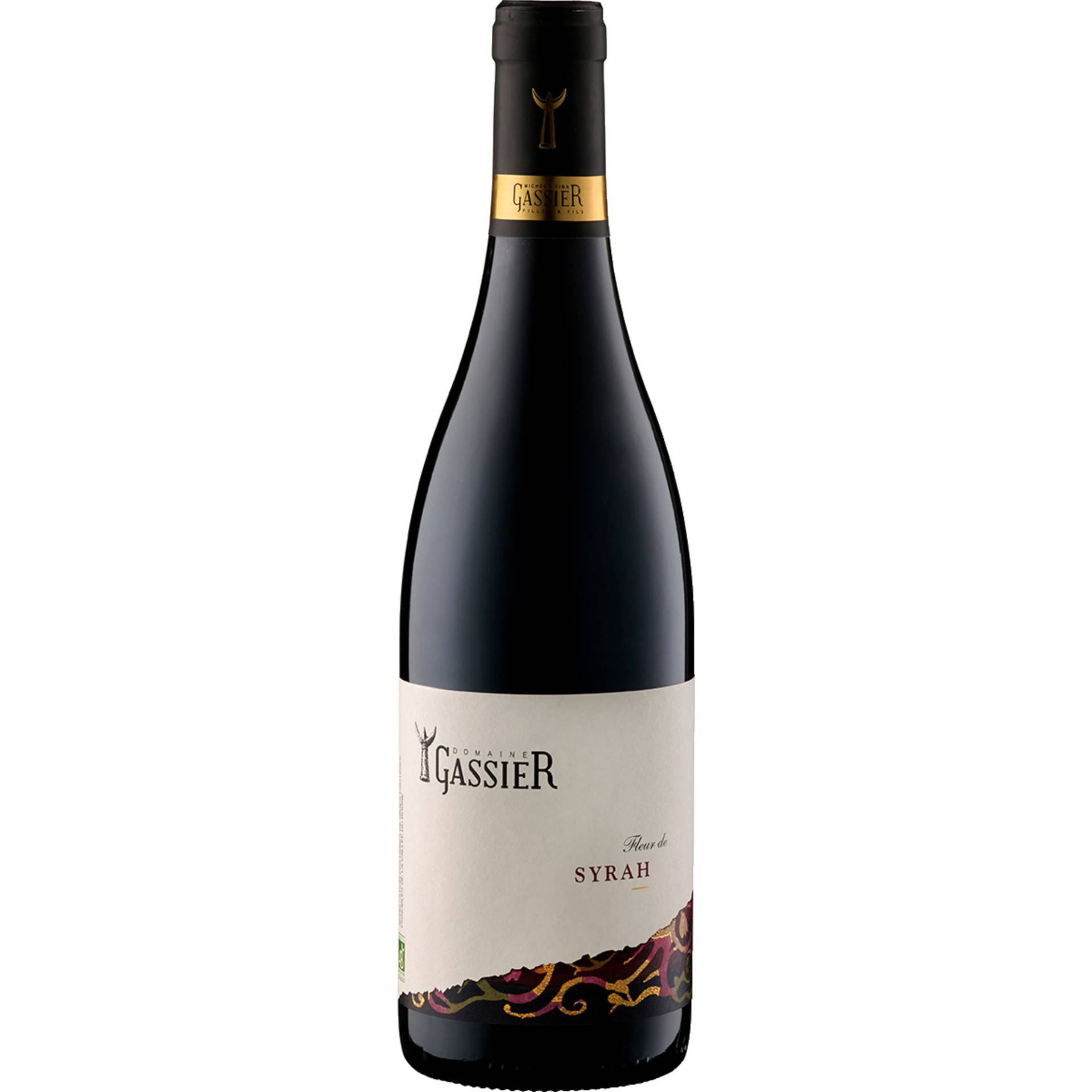 Domaine Gassier Fleur De Syrah Bio, Costières de Nîmes AOP, Rhône, 2022, Rotwein Domaine Gassier Fleur De Syrah Bio, Costières de Nîmes AOP, Rhône, 2022, Rotwein von Vignobles Michel Gassier , FR 30132 Caissargues