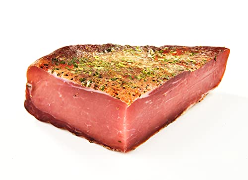 Südtiroler Alpenkräuter Schinken 200g - magerer Schinken mit Kräutern aus Südtirol - Speck Spezialität von Viktor Kofler/Lana Südtiroler Alpenkräuter Schinken 200g - magerer Schinken mit Kräutern aus Südtirol - Speck Spezialität von Viktor Kofler/Lana von Viktor Kofler