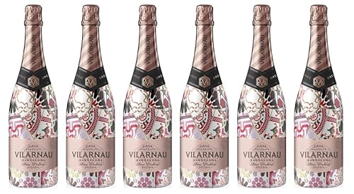6x 0,75l - Vilarnau - Cava - Brut Reserva Rosado - Cava D.O.P. - Spanien - Rosé-Schaumwein brut von Vilarnau