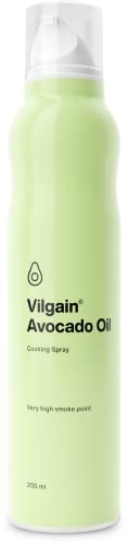 Vilgain® Avocadoöl Spray | Natürliches Oil Kochspray | Sprühflasche | 100% reines Öl aus der Sorte Haas | Für gesundes Kochen und Braten | Ohne Treibmittel | 200 ml von Vilgain