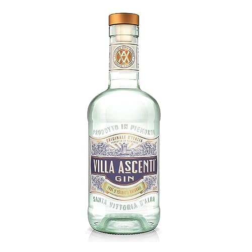 Villa Ascenti | Italienischer Qualitäts-Gin | mit aromatisch- erfrischendem Frucht- & Kräuteraroma | handverlesen aus dem italienischen Piemont | 41% vol | 700ml Einzelflasche | von Villa Ascenti