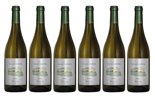6x 0,75l - 2023er - Villa Chiòpris - Friulano - Friuli D.O.P. - Friaul - Italien - Weißwein trocken 6x 0,75l - 2023er - Villa Chiòpris - Friulano - Friuli D.O.P. - Friaul - Italien - Weißwein trocken von Villa Chiòpris