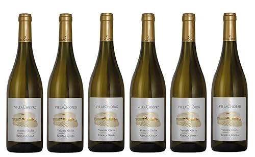 6x 0,75l - 2023er - Villa Chiòpris - Ribolla Gialla - Venezia Giulia I.G.P. - Friaul - Italien - Weißwein trocken 6x 0,75l - 2023er - Villa Chiòpris - Ribolla Gialla - Venezia Giulia I.G.P. - Friaul - Italien - Weißwein trocken von Villa Chiòpris