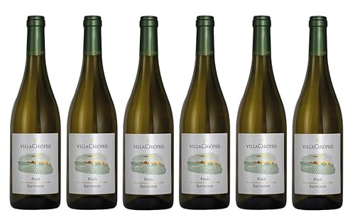 6x 0,75l - 2023er - Villa Chiòpris - Sauvignon Blanc - Friuli D.O.P. - Friaul - Italien - Weißwein trocken 6x 0,75l - 2023er - Villa Chiòpris - Sauvignon Blanc - Friuli D.O.P. - Friaul - Italien - Weißwein trocken von Villa Chiòpris