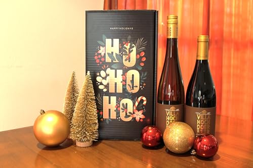 Weihnachtspräsent für Weinliebhaber, 2 Flaschen Lagenweine, Weißwein und Rotwein im Präsentkarton Weihnachtspräsent für Weinliebhaber, 2 Flaschen Lagenweine, Weißwein und Rotwein im Präsentkarton von Villa Hochdoerffer