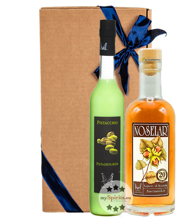 Geschenkset Villa Laviosa Pistacchio + Noselar (17 & 24 % Vol., 1,0 Liter) von Villa Laviosa