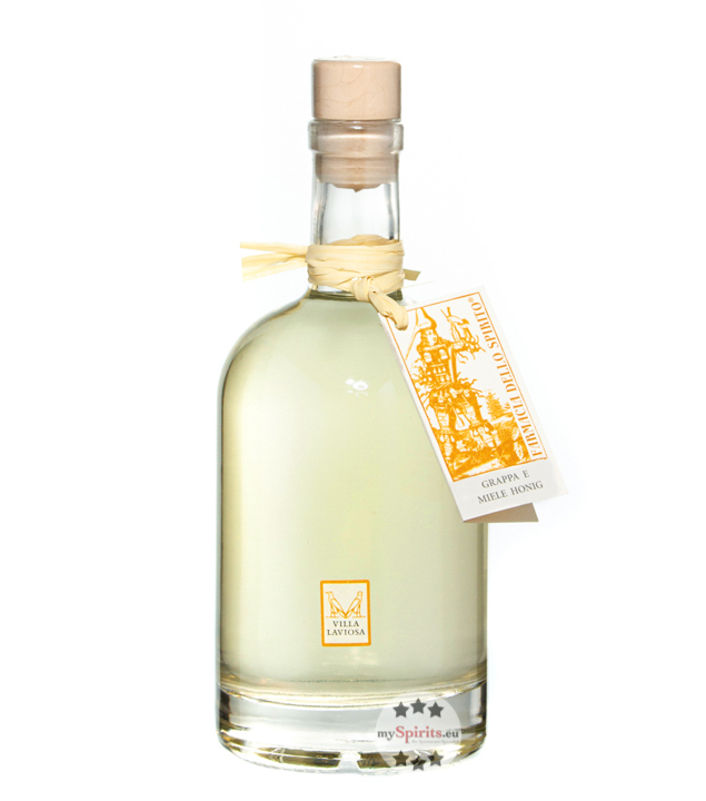 Villa Laviosa Miele Schnaps mit Honig & Grappa  (40 % vol., 0,5 Liter) von Villa Laviosa