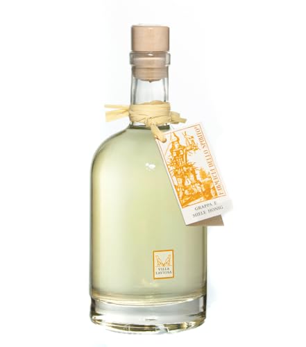 Villa Laviosa: Miele Schnaps mit Grappa & Honig/40% Vol./0,7 Liter-Flasche von Villa Laviosa