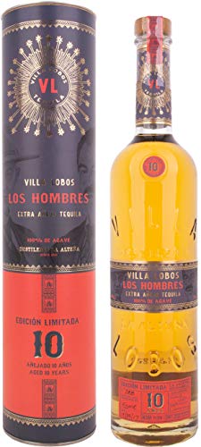 Villa Lobos Tequila LOS HOMBRES 10 Años Extra Añejo Edición Limitada 40% Vol. 0,7l in Geschenkbox von Villa Lobos