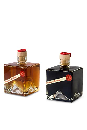 Edles Geschenkset aus Aceto barricato fassgereifter Weißweinessig 4 Jahre und Gran Riserva Balsamessig 15 Jahre 500ml Edles Geschenkset aus Aceto barricato fassgereifter Weißweinessig 4 Jahre und Gran Riserva Balsamessig 15 Jahre 500ml von Guoml