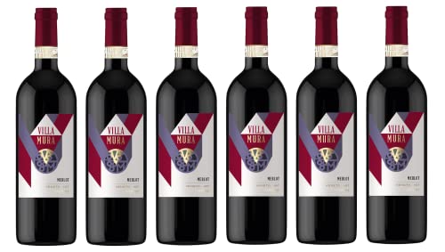 6x 0,75l - Villa Mura - Merlot - Veneto I.G.P. - Italien - Rotwein trocken 6x 0,75l - Villa Mura - Merlot - Veneto I.G.P. - Italien - Rotwein trocken von Villa Mura