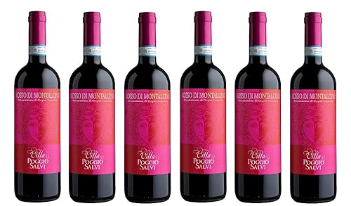 6x 0,75l - 2023er - Villa Poggio Salvi - Rosso di Montalcino D.O.P. - Toscana - Italien - Rotwein trocken 6x 0,75l - 2023er - Villa Poggio Salvi - Rosso di Montalcino D.O.P. - Toscana - Italien - Rotwein trocken von Villa Poggio Salvi