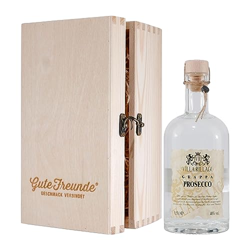 Villa Rillago Prosecco Grappa mit Geschenk-Holzkiste Villa Rillago Prosecco Grappa mit Geschenk-Holzkiste von Villa Rillago