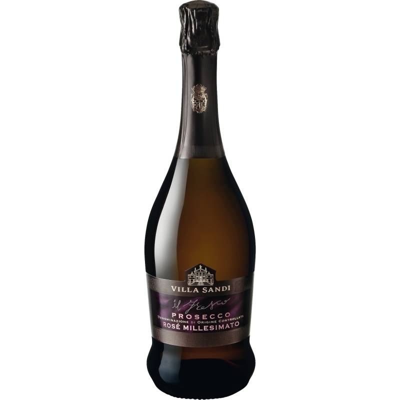 Villa Sandi Prosecco Rosé Il Fresco, Prosecco Rosé DOC Brut, Venetien, 2023, Schaumwein von Villa Sandi SpA, 31035 Crocetta del Montello (TV), Italia