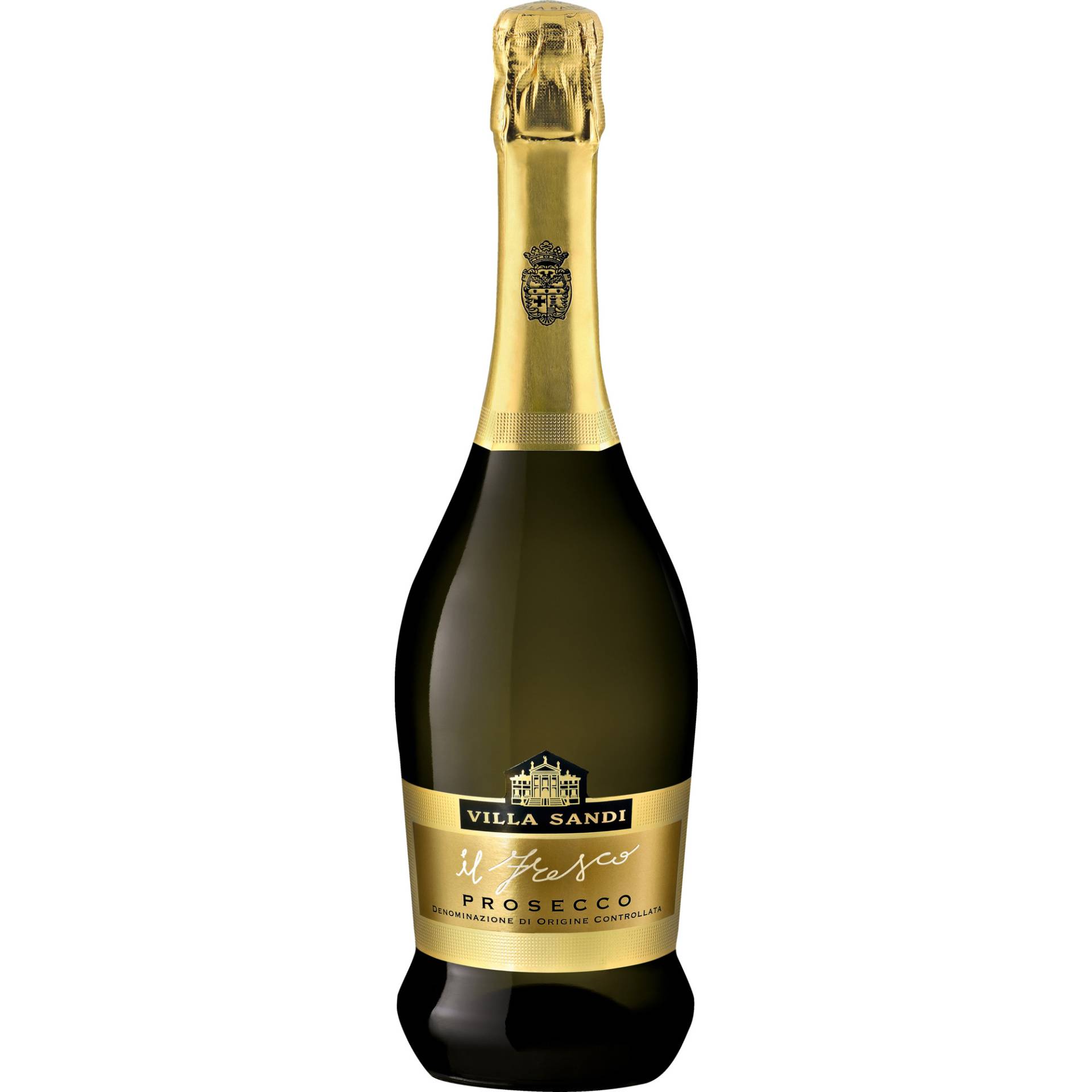 Villa Sandi Prosecco Spumante Il Fresco, Prosecco DOC Treviso Brut, Venetien, Schaumwein von Villa Sandi SpA-31035 Crocetta del Montello (TV)-Italia