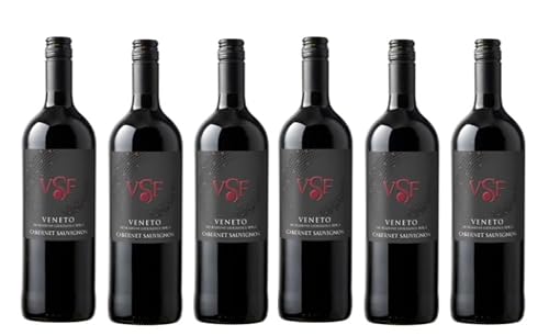 6x 1,0l - Villa Santa Flavia - Cabernet Sauvignon - LITER - Veneto I.G.P. - Italien - Rotwein trocken von Villa Santa Flavia