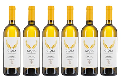 6x 0,75l - 2022er - Villa Santo Stefano - Gioia - Bianco - Toscana I.G.P. - Italien - Weißwein trocken 6x 0,75l - 2022er - Villa Santo Stefano - Gioia - Bianco - Toscana I.G.P. - Italien - Weißwein trocken von Villa Santo Stefano