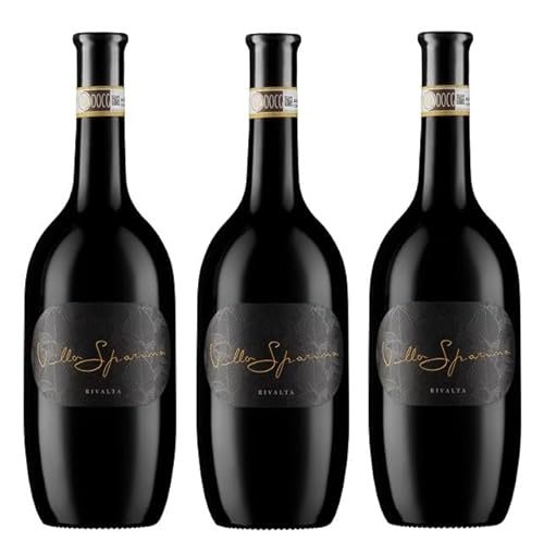 3x 0,75l - 2017er - Villa Sparina - Rivalta - Barbera del Monferrato Superiore D.O.C.G. - Piemonte - Italien - Rotwein trocken 3x 0,75l - 2017er - Villa Sparina - Rivalta - Barbera del Monferrato Superiore D.O.C.G. - Piemonte - Italien - Rotwein trocken von Villa Sparina