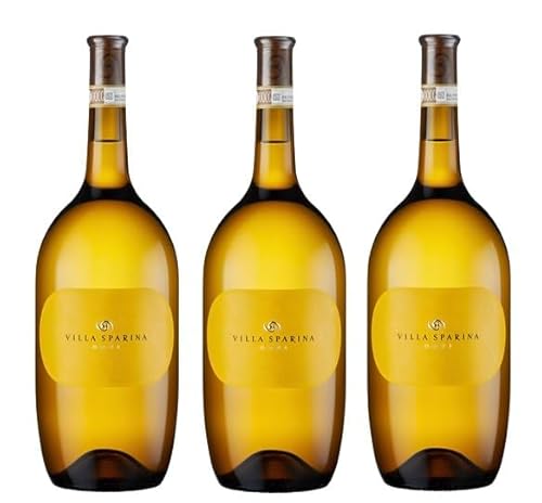 3x 1,5l - 2023er - Villa Sparina - Gavi di Gavi D.O.C.G. - MAGNUM - Piemonte - Italien - Weißwein trocken 3x 1,5l - 2023er - Villa Sparina - Gavi di Gavi D.O.C.G. - MAGNUM - Piemonte - Italien - Weißwein trocken von Villa Sparina