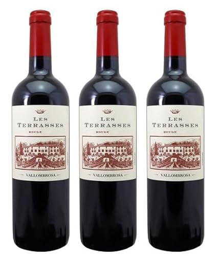 3x 0,75l - 2018er - Villa Vallombrosa - Les Terrasses - Rouge - Côtes de Provence A.O.P. - Frankreich - Rotwein trocken 3x 0,75l - 2018er - Villa Vallombrosa - Les Terrasses - Rouge - Côtes de Provence A.O.P. - Frankreich - Rotwein trocken von Villa Vallombrosa