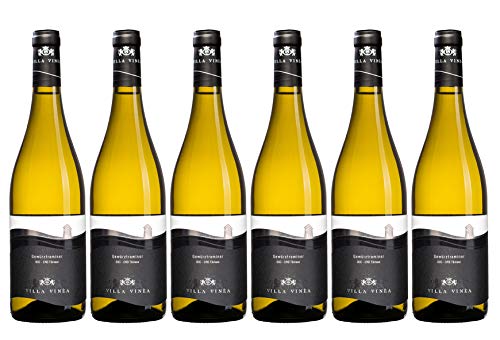 Villa Vinèa | Premium Gewürztraminer - Weißwein trocken aus Rumänien | Weinpaket 6 x 0,75 L DOC-CMD von Villa Vinèa