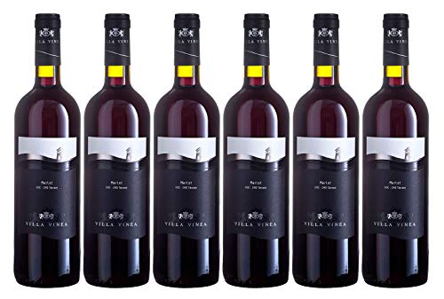 Villa Vinèa | Premium Merlot - Rotwein trocken aus Rumänien | Weinpaket 6 x 0,75 L DOC-CMD Villa Vinèa | Premium Merlot - Rotwein trocken aus Rumänien | Weinpaket 6 x 0,75 L DOC-CMD von Villa Vinèa
