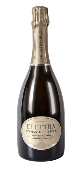 "Elettra" Spumante Metodo Classico Rosè Lambrusco di Sorbara DOC von Villa di Corlo