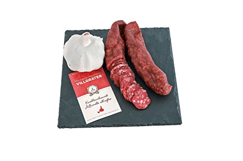Südtiroler Knoblauchwurst Villgrater - 10 Stück - ca. 1,1 kg. von Villgrater Metzgerei