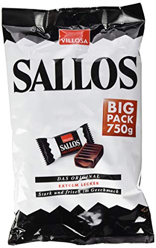 SALLOS – das Original! Die Kombination aus leckerem Lakritz und würzigen Kräutern - eckig, würzig, einzigartig - 10er Pack (10x 750 g) SALLOS – das Original! Die Kombination aus leckerem Lakritz und würzigen Kräutern - eckig, würzig, einzigartig - 10er Pack (10x 750 g) von SALLOS