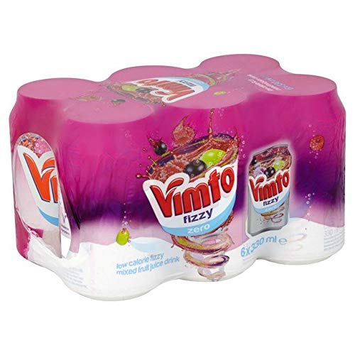 Vimto Sprudelnd Kein Zucker 6 X 330Ml Hinzugefügt (Packung mit 6) von Vimto