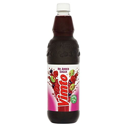 Vimto Ursprüngliche Fruit Juice Cordial ohne Zuckerzusatz (1 l) - Packung mit 2 von Vimto