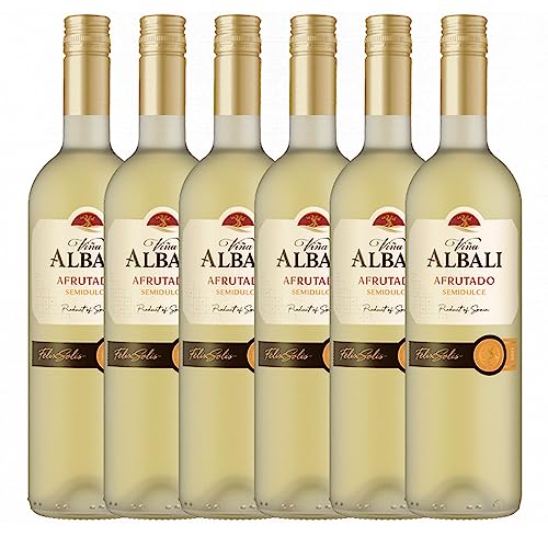 Felix Solis Vina Albali Semi Dulce Blanco junger Weißwein (6 x 0.75 l) von Vina Albali