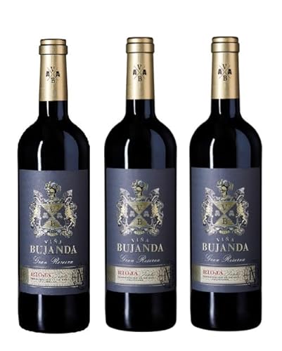 3x 0,75l - 2014er - Viña Bujanda - Gran Reserva - Rioja D.O.Ca. - Spanien - Rotwein trocken von Viña Bujanda