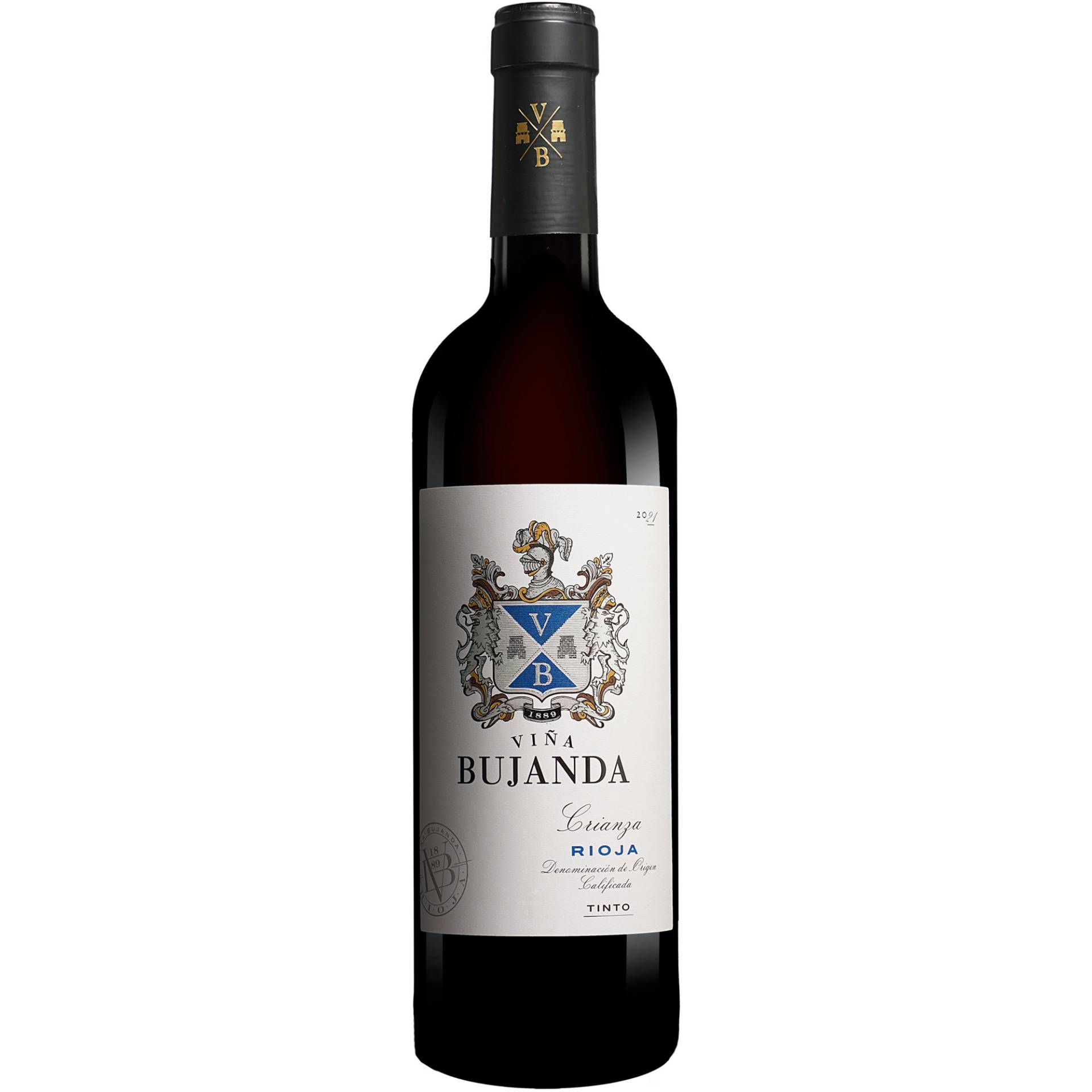 Viña Bujanda Crianza 2021 0.75L 13% Vol. Rotwein Trocken aus Spanien Viña Bujanda Crianza 2021 0.75L 13% Vol. Rotwein Trocken aus Spanien von Viña Bujanda
