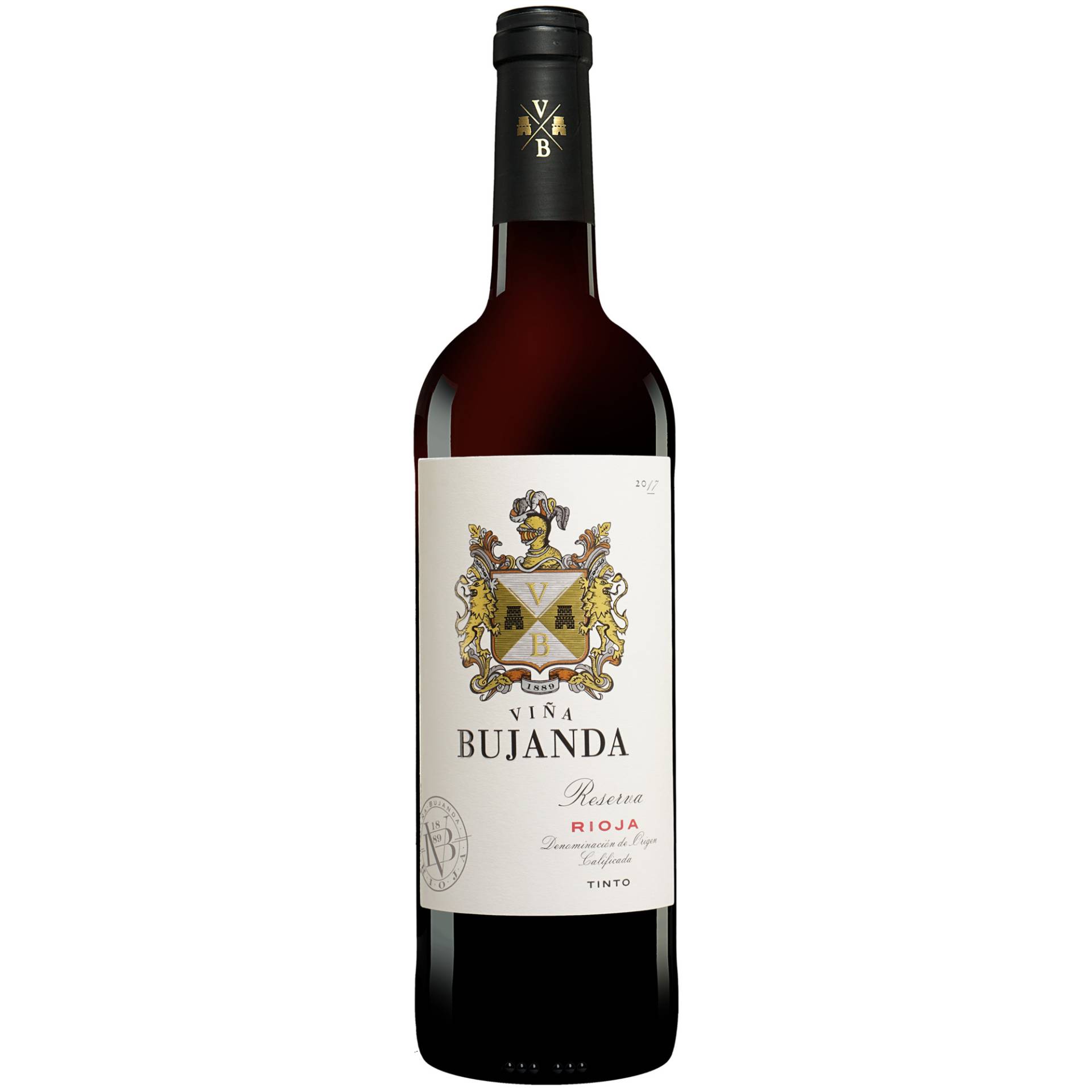 Viña Bujanda Reserva 2017 0.75L 13.5% Vol. Rotwein Trocken aus Spanien Viña Bujanda Reserva 2017 0.75L 13.5% Vol. Rotwein Trocken aus Spanien von Viña Bujanda