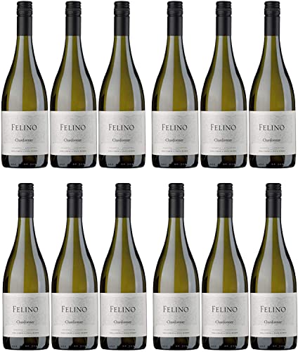 Vina Cobos Felino Chardonnay Mendoza Weißwein argentinischer Wein trocken Argentinien I Versanel Paket (12 Flaschen) von Vina Cobos