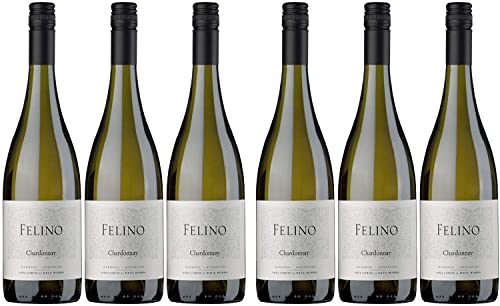 Vina Cobos Felino Chardonnay Mendoza Weißwein argentinischer Wein trocken Argentinien I Versanel Paket (6 Flaschen) von Vina Cobos